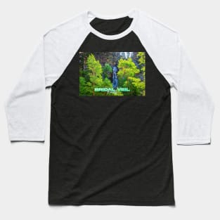 Bridal Veil Falls in Spearfish Canyon Baseball T-Shirt